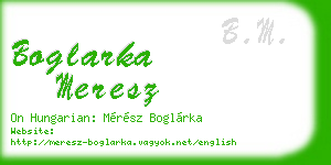 boglarka meresz business card